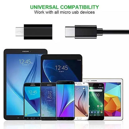 1-5pcs Type C Female To Micro USB Male Adapter Connector Charging Data Transfer USB-C To Micro USB Converters for Xiaomi Samung
