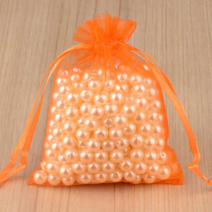 100pcs 24 Colors Jewelry Packaging Bag 5*7 7*9 9*12 10*15cm Organza Bags Gift Storage Wedding Drawstring Pouches Wholesales