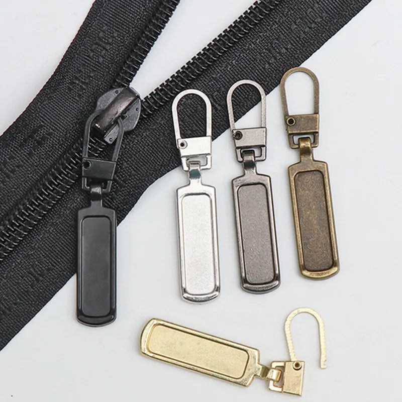 10pcs Universal Zipper Puller Detachable Zipper Heads Instant Replacement Zipper Repair Kits For Zipper Slider DIY Sewing Craft