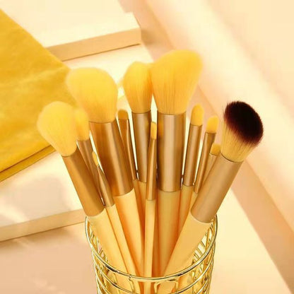 13Pcs Makeup Brushes Set Eye Shadow Foundation Women Cosmetic Brush Eyeshadow Blush Powder Blending Beauty Soft Make Up Tools