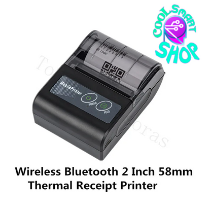 Mini Portable Thermal Printer Wireless Receipt Printer 58mm Ink-free USB BT ESC/POS Windows Android PC Factura Impresora Termica