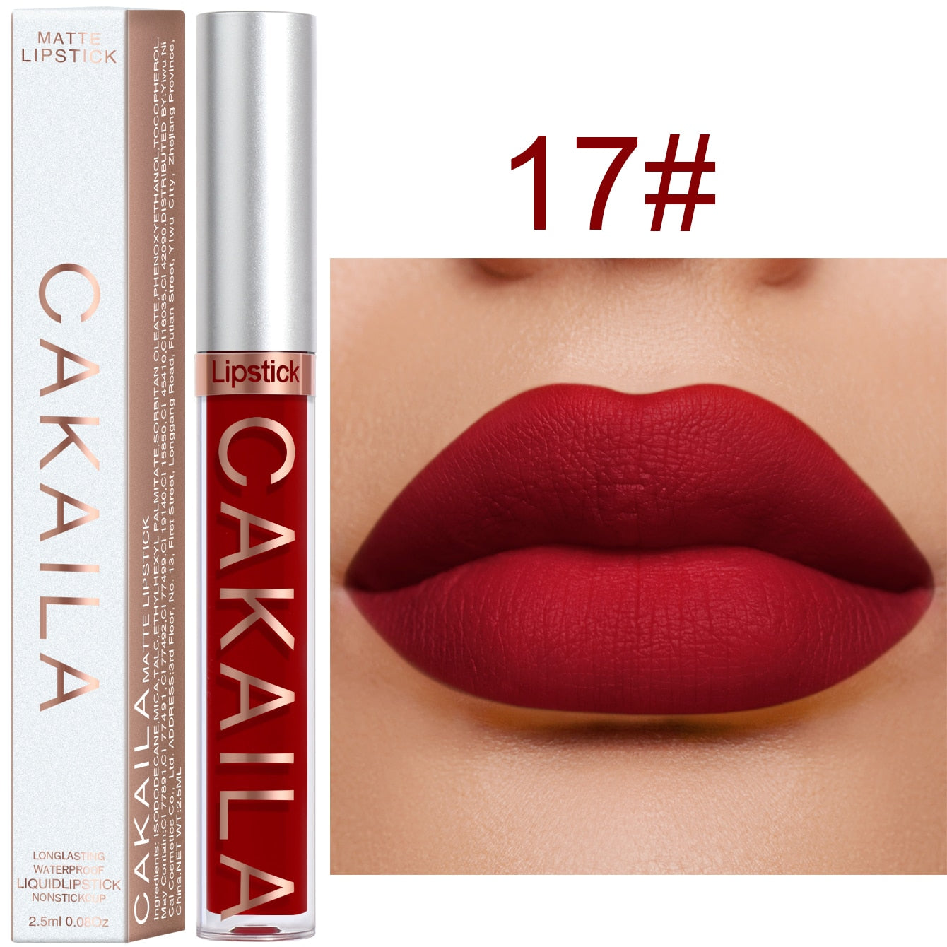 18 Colors Matte Lipgloss Wholesale Cheap Liquid Lipstick Makeup Lip Color Batom Long Lasting Sexy Red Pink Nude Lip Gloss Bulk 17