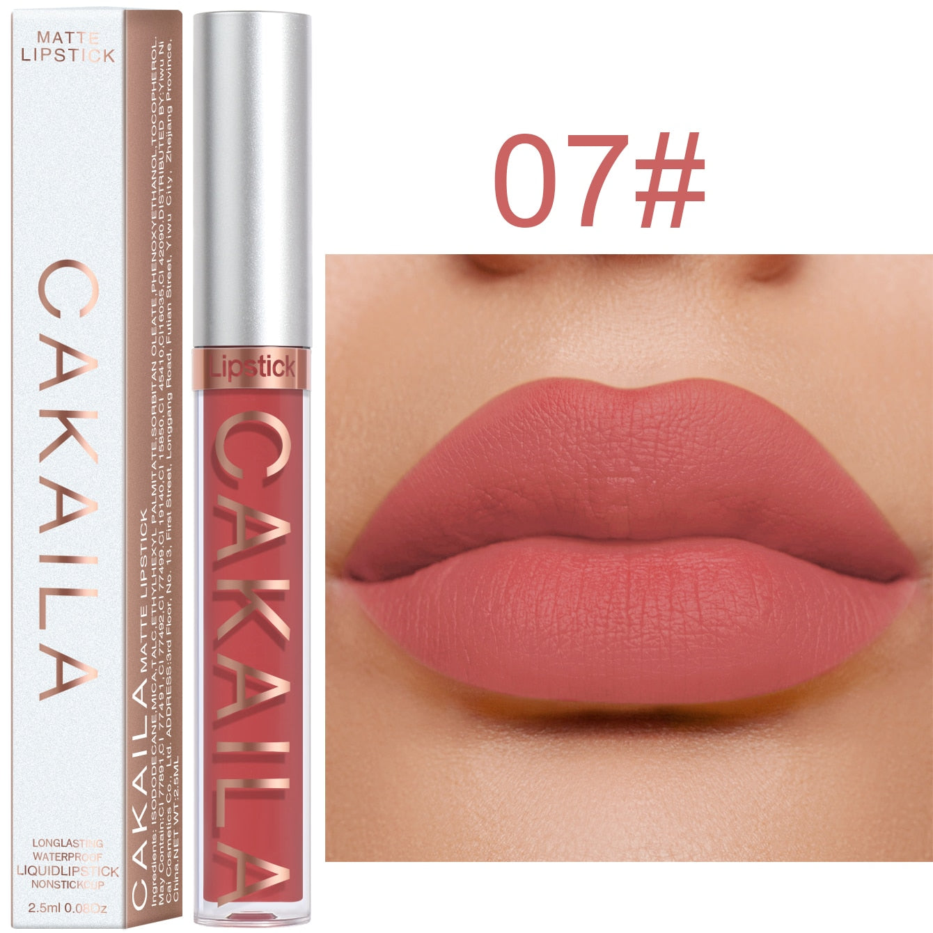 18 Colors Matte Lipgloss Wholesale Cheap Liquid Lipstick Makeup Lip Color Batom Long Lasting Sexy Red Pink Nude Lip Gloss Bulk 7