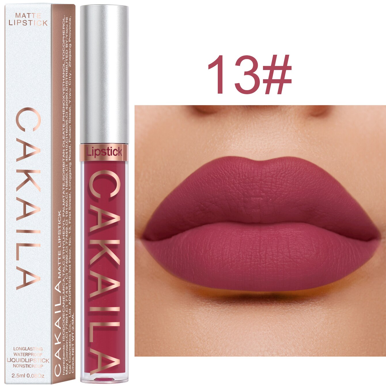 18 Colors Matte Lipgloss Wholesale Cheap Liquid Lipstick Makeup Lip Color Batom Long Lasting Sexy Red Pink Nude Lip Gloss Bulk 13
