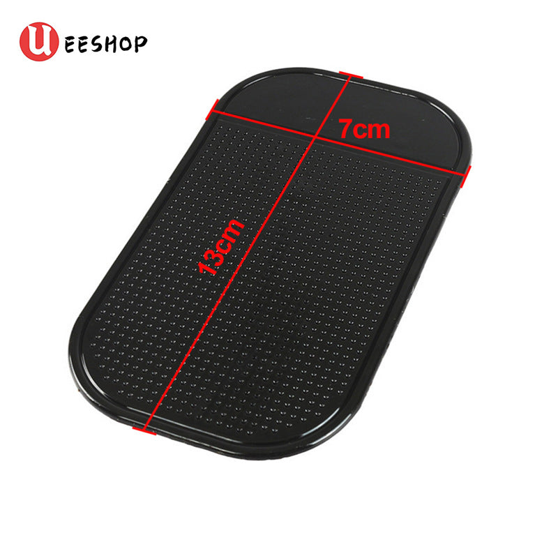 1pc Automobiles Interior Accessories for Mobile Phone Mp3mp4 Pad GPS Anti Slip Car Sticky Anti-Slip Mat Car Ornament 13*7CM AA CooL Smart Shop