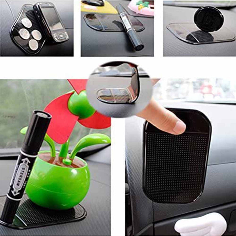 1pc Automobiles Interior Accessories for Mobile Phone Mp3mp4 Pad GPS Anti Slip Car Sticky Anti-Slip Mat Car Ornament 13*7CM AA CooL Smart Shop