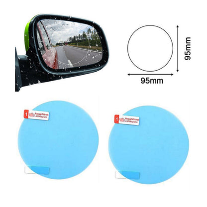 2 Pcs Car sticker Rainproof Film for Car Rearview Mirror Car Rearview Mirror Rain Film Clear Sight In Rainy Days Car Film