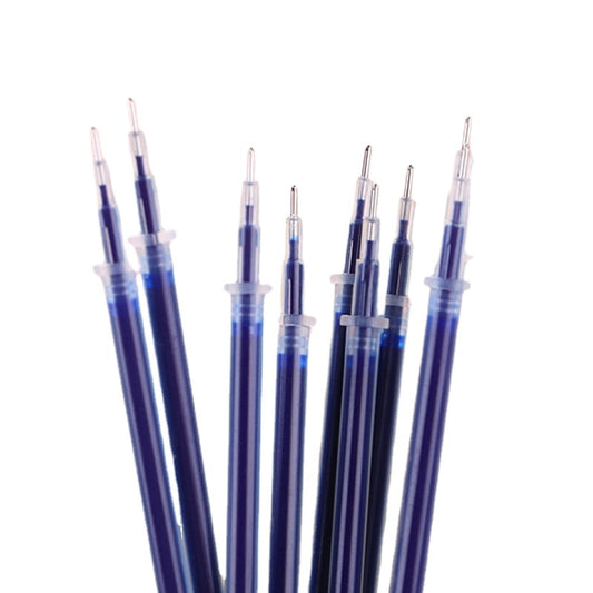 20 Pcs/Set Gel Pen Refills Rods 0.38mm Black Blue Red Ink Neutral Pen Washable Handle Refill Rod School Supplies Stationery 20pcs red