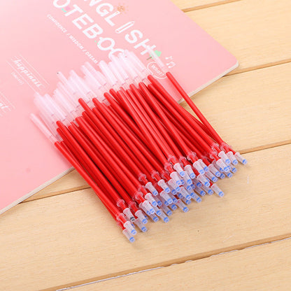 20 Pcs/Set Gel Pen Refills Rods 0.38mm Black Blue Red Ink Neutral Pen Washable Handle Refill Rod School Supplies Stationery