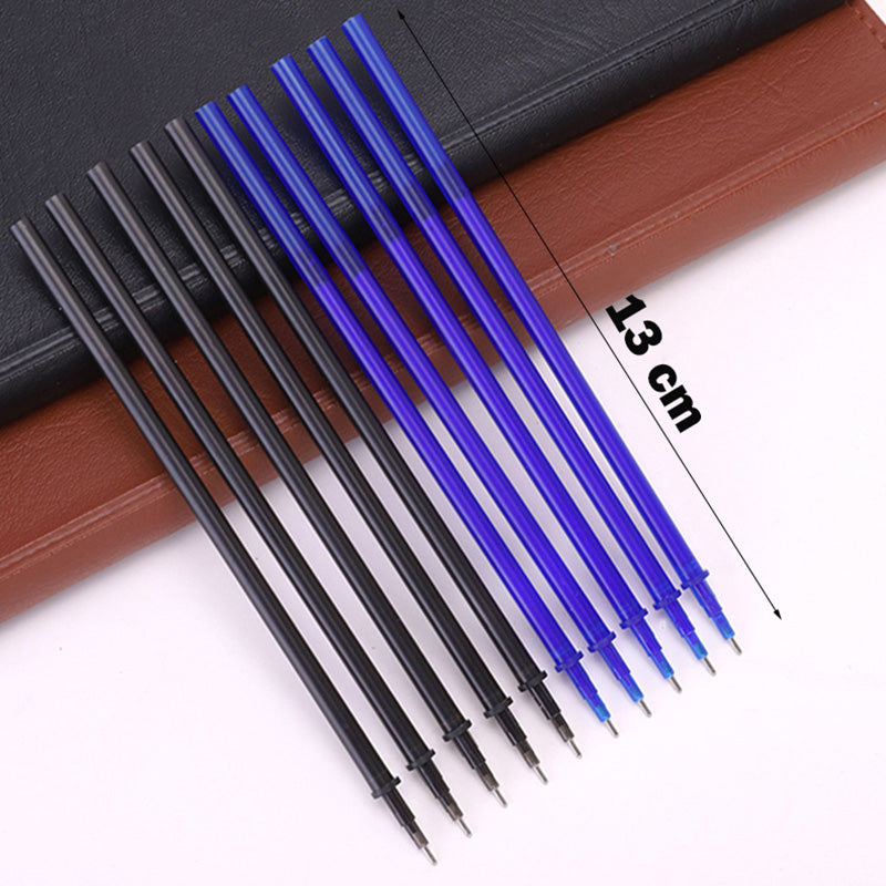 20Pcs/Set Color Erasable Gel Pen Refill Rods 0.5mm Colorful Ink Washable Handle Magic Erasable Pens For School Doodle Stationery