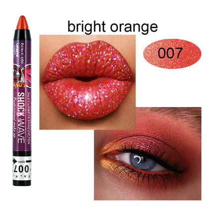 36 Colors Long-lasting Eyeshadow Pencil Waterproof Pigment Blue Brown Black Eyeliner Pen Women Fashion Color Eye Makeup Cosmetic 7