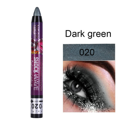 36 Colors Long-lasting Eyeshadow Pencil Waterproof Pigment Blue Brown Black Eyeliner Pen Women Fashion Color Eye Makeup Cosmetic 20