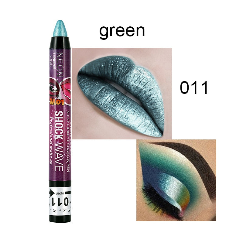 36 Colors Long-lasting Eyeshadow Pencil Waterproof Pigment Blue Brown Black Eyeliner Pen Women Fashion Color Eye Makeup Cosmetic 11