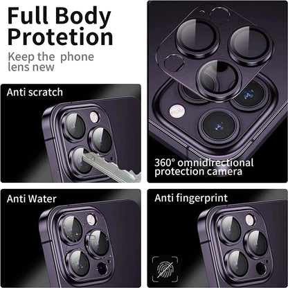 3D Full Cover Camera Lens Protector for IPhone 13 14 Pro Max 12Mini 14Plus Metal Camera Glass Protector for iPhone 11 12 PRO MAX