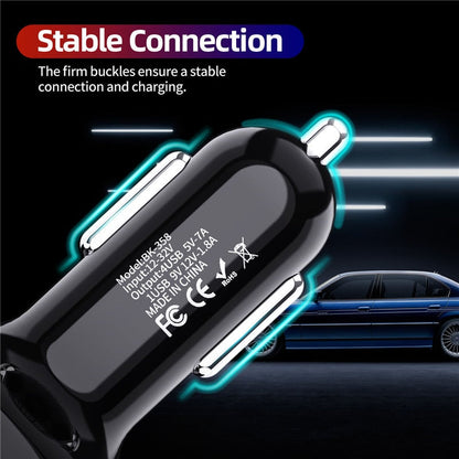 4 Ports USB Car Charge 48W Quick 7A Mini Fast Charging For iPhone 11 Xiaomi Huawei Mobile Phone Charger Adapter in Car