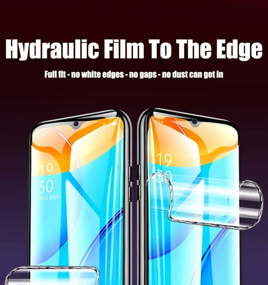 4Pcs Full Cover Hydrogel Film For Huawei P30 P20 P40 Lite Screen Protector For Huawei P30 P40 P50 Mate 30 20 40 Pro Lite Film
