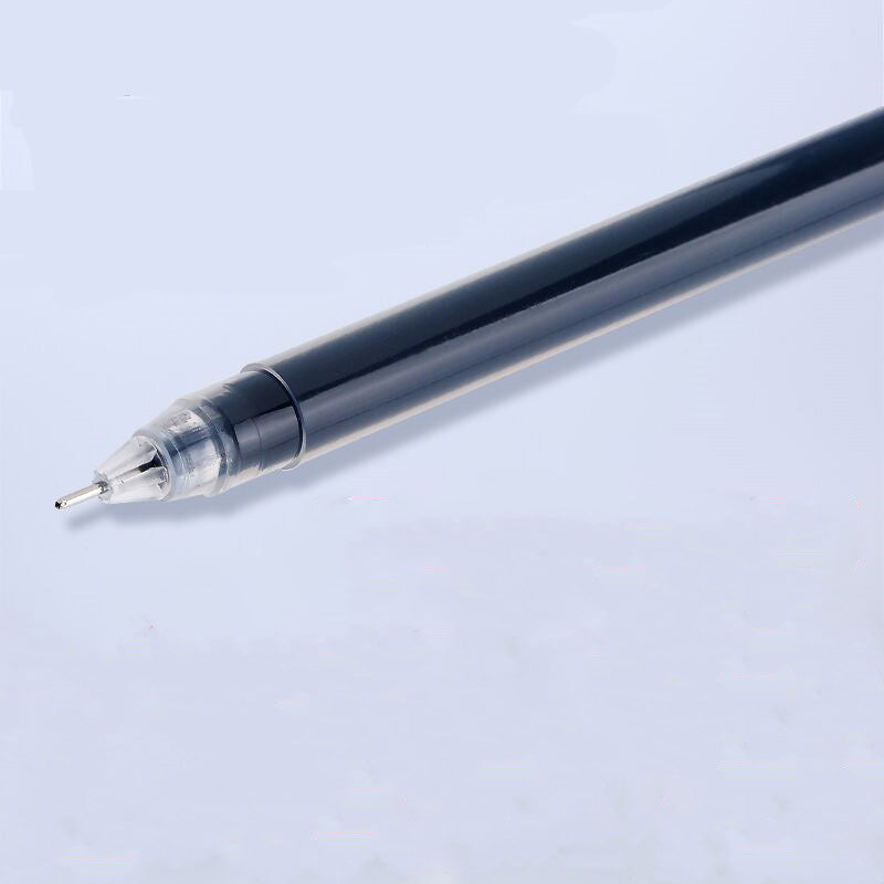 6 Pcs/Set High Capacity Gel Pen 0.5mm Black Blue Red Big Capacity Ink Student Test Office Signature Pens School Writing Supplies