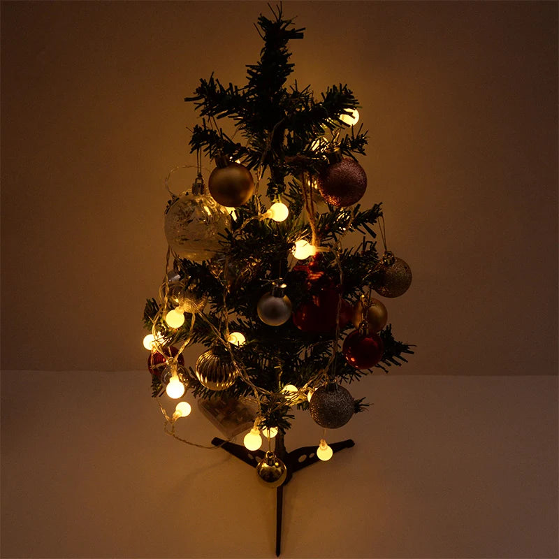 61cm Christmas Tree Artificial PVC Small Tree Christmas Decorations For Home Noel Navidad New Year Kids Gift Ornament