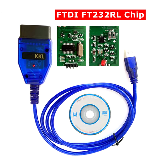 For VAG KKL Scanner Tool for VAG409 with FTDI FT232RL Chip/9241A Red PCB for vag 409 kkl OBD2 USB Interface Diagnostic Cable