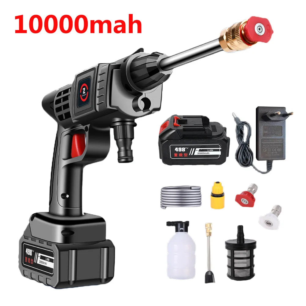 50Bar Cordless High Pressure Cleaner Washer Spray Water Gun Car Wash Pressure Water Cleaning Machine for Makita 21V Battery 10000mAh Battery france