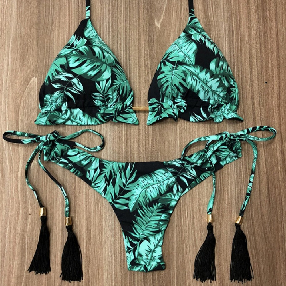 Bikini Women's Swimsuit 2023 New Swimwear Female Sexy Bikinis Set Push up Swimming for Bathing Suit Women Swimsuits lv ye