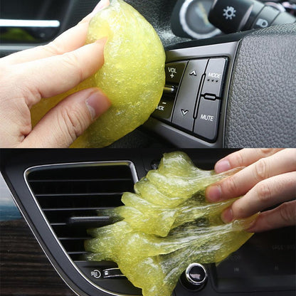 Car Cleaning Gel - Multifunctional Magic Tool for Air Vents, Dashboards, Laptops - Removes Dust, Dirt, and Gaps