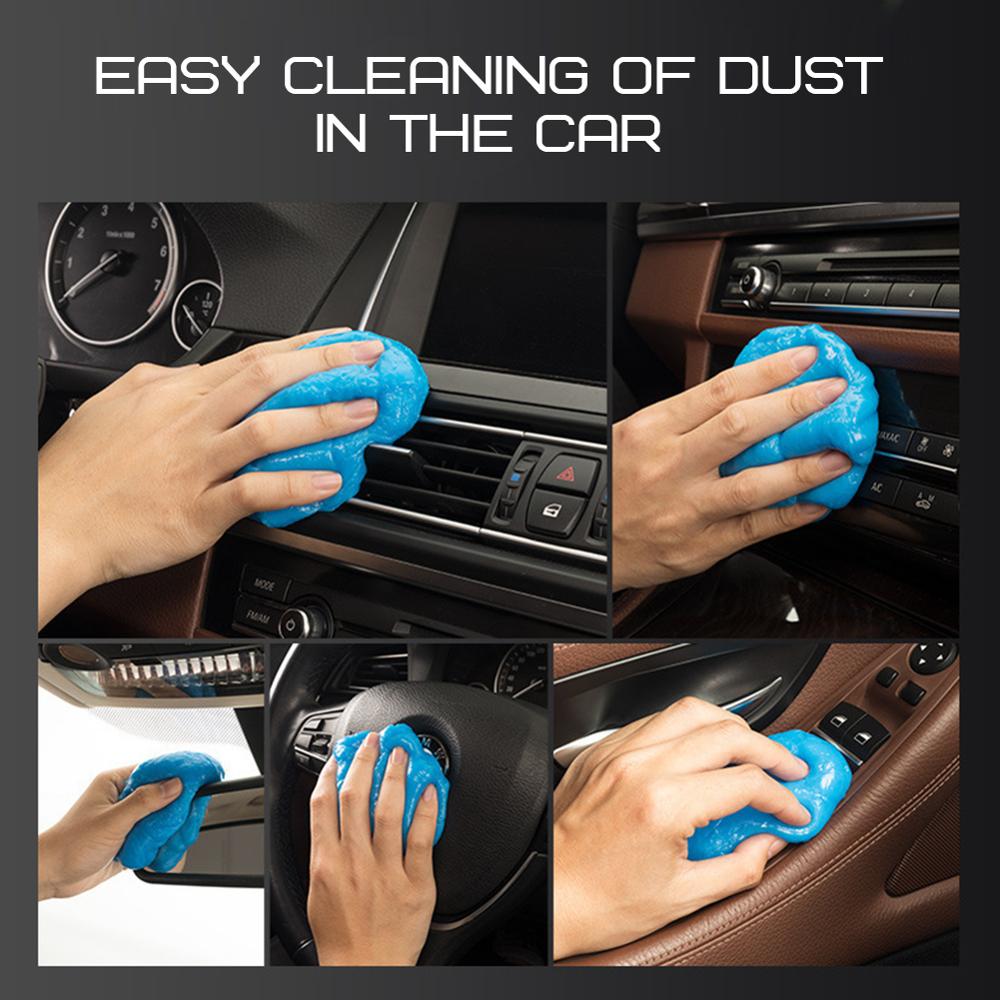 Car Cleaning Gel - Multifunctional Magic Tool for Air Vents, Dashboards, Laptops - Removes Dust, Dirt, and Gaps