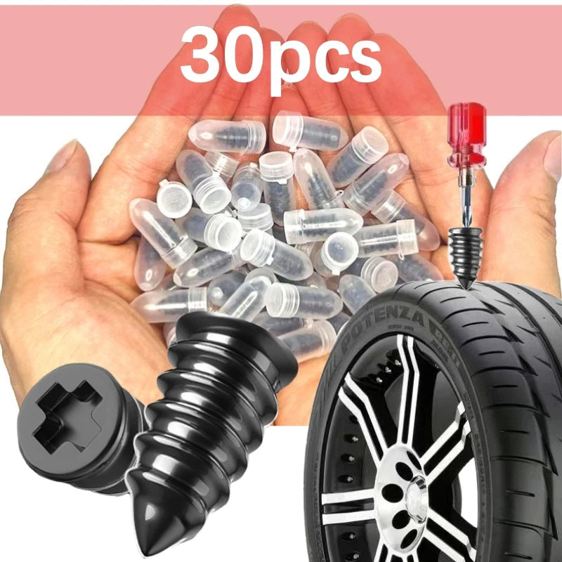 Car Motorcycle Vacuum Tyre Repair Nails Truck Scooter Bike Tire Puncture Univesal Car Repair Tools Rubber Nails Accessories