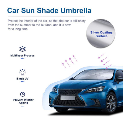 Car Sunshade Umbrella Car Front Window Sunshade Cover Car Sunshade Cover Car Windshield Protection Accessories