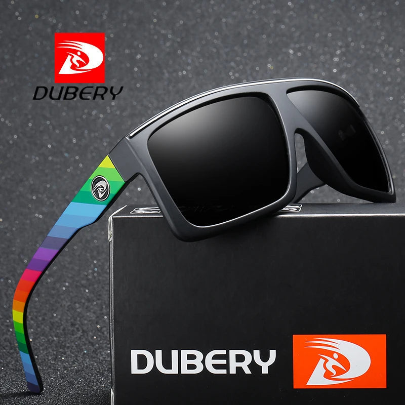 DUBERY Brand Design Oversized Polarized Sunglasses Men Driving Shades Male Retro Sun Glasses Men Fashion Luxury Shades Oculos