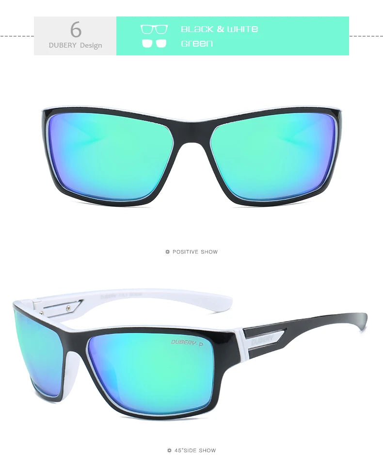 DUBERY Polarized Sunglasses Men Women Driving Sport Sun Glasses For Men High Quality Cheap Luxury Brand Designer Oculos 2071