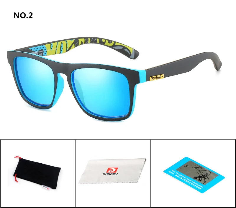 DUBERY Polarized Sunglasses Men's Driving Shades Male Sun Glasses For Men Retro Cheap 2020 Luxury Brand Designer Oculos D125 C2 D125