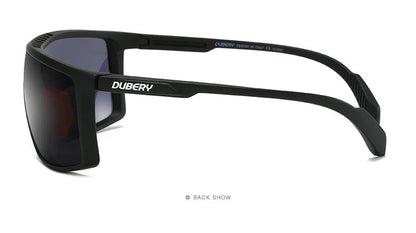 DUBERY Sunglasses Men's Retro Male Goggle Colorful SunGlasses For Fashion Brand Luxury Mirror Oversized Sun Glasses UV400 606