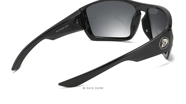 DUBERY Vintage Sunglasses Polarized Men's Sun Glasses For Men Driving Black Square Oculos Male 8 Colors Model 370 D370