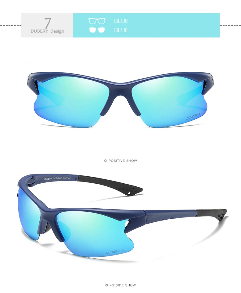 DUBERY Vintage Sunglasses Polarized Men's Sun Glasses For Men Photochromic Driving Black Goggles Oculos Male 8 Colors Model 458