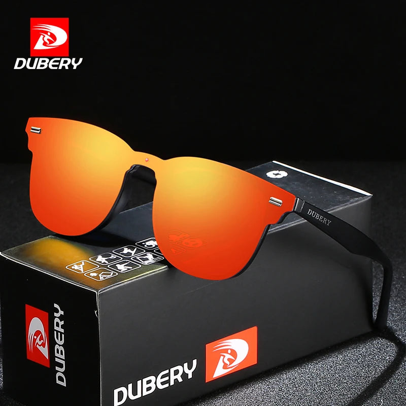 DUBERY Vintage Sunglasses uv400 Men's Sun Glasses For Men Driving Black Square Oculos Male 7 Colors Model 3002 D3002