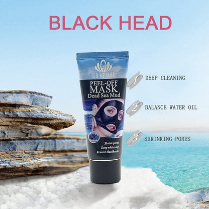 Dead Sea Black Mud Blackhead Remove Facial Masks Deep Cleansing Purifying Peel Off Black Nud Facail Face Masks