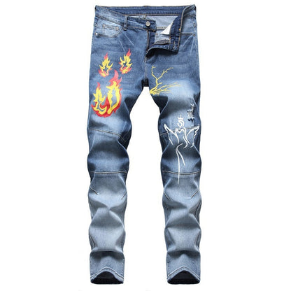 Denim Designer Hole Jeans High Quality Ripped For Men'S Autumn Spring HIP HOP Punk Streetwear 928-1 9