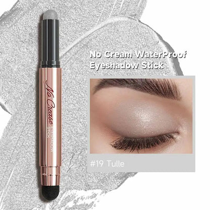 FOCALLURE Pearlescent Eyeshadow Pencil Stick Waterproof Lasting No Crease Highlighter Glitter Eye Shadow Liner Makeup Cosmetics 19