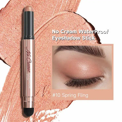 FOCALLURE Pearlescent Eyeshadow Pencil Stick Waterproof Lasting No Crease Highlighter Glitter Eye Shadow Liner Makeup Cosmetics 10