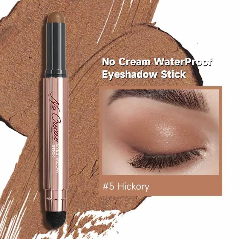 FOCALLURE Pearlescent Eyeshadow Pencil Stick Waterproof Lasting No Crease Highlighter Glitter Eye Shadow Liner Makeup Cosmetics 5