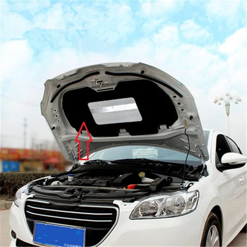 For Peugeot 301 2017-2019 dedicated engine noise insulation cotton insulation cotton trunk lid 2 pieces