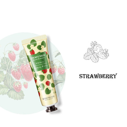 Fruit Apple Green Tea Pear Lemon Mango Lily Moisturize Hydrate Hand Cream for Winter Hand Care Anti Dry Nourish Skin Care 30g