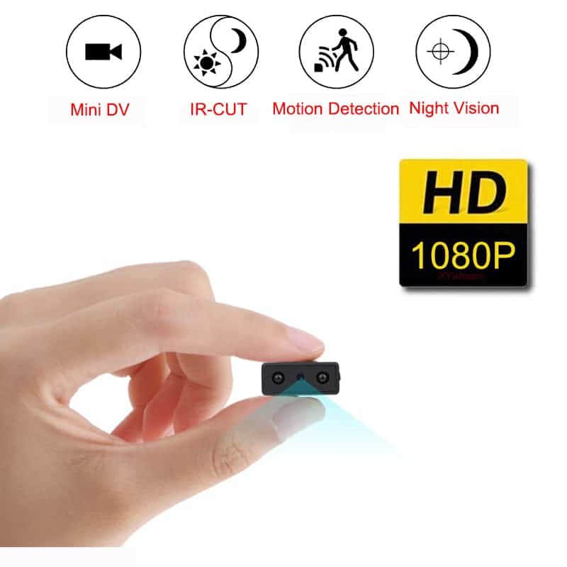 Full HD Mini Secret Camera with Night Vision and Motion Detection