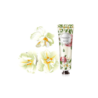 Gardenia Chrysanthemum Flower OrchidVanilla Moisturize Hydratie Anti Dryness Hand Cream for Winter Hand Care Skin Care 30g Gardenia