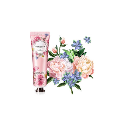 Gardenia Chrysanthemum Flower OrchidVanilla Moisturize Hydratie Anti Dryness Hand Cream for Winter Hand Care Skin Care 30g Chrysanthemum