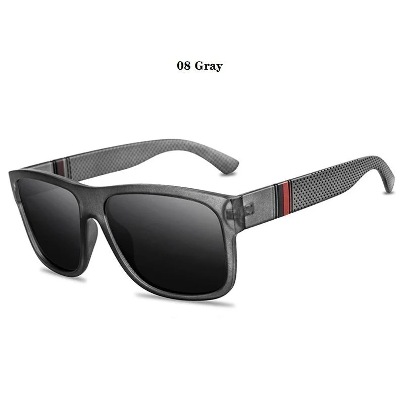 Men Women Polarized Sunglasses Luxury Brand Designer Vintage Sunglasses Man Fashionable Driving Sun Glasses Eyewear Eyepieces 08 Gray