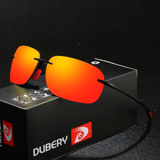 DUBERY® Vintage Sunglasses UV400 Men's Sun Glasses For Men Driving Black Square Oculos Male 8 Colors Model D131