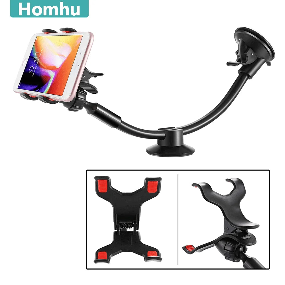 2PCS Phone Holder in Car for iPhone 11 XS Max 12 13 Pro GPS MP4 4-6.5 Inch Universal Magnetic Phone Holder