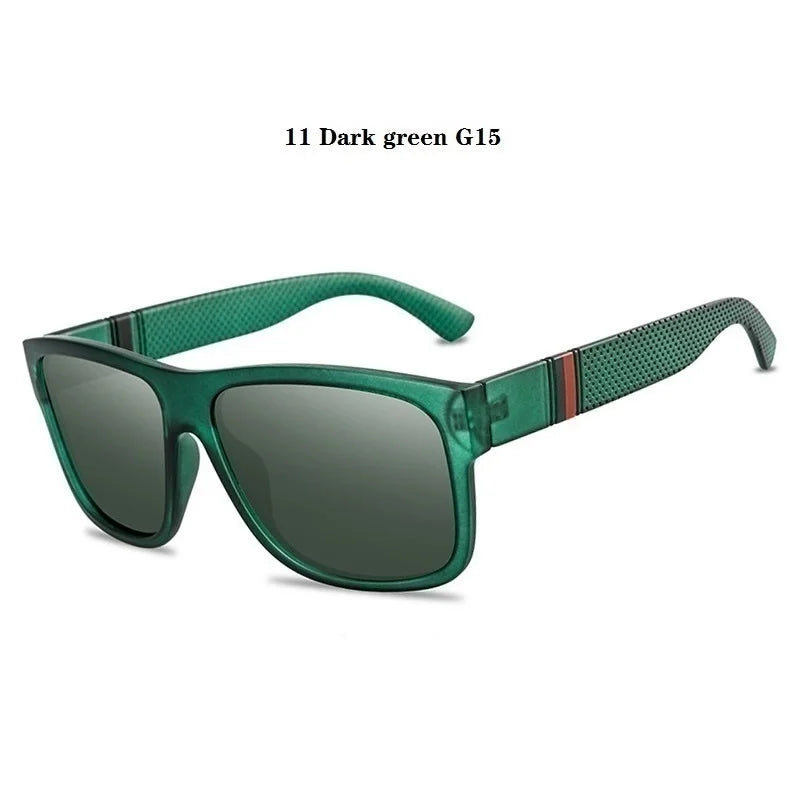 Men Women Polarized Sunglasses Luxury Brand Designer Vintage Sunglasses Man Fashionable Driving Sun Glasses Eyewear Eyepieces 11 Dark green G15